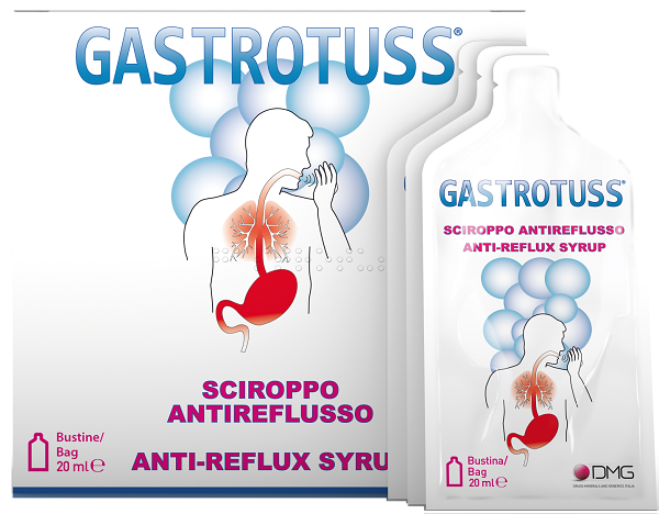 SCIROPPO ANTIREFLUSSO GASTROTUSS 25 BUSTINE MONODOSE 20 ML - farmascienza.it