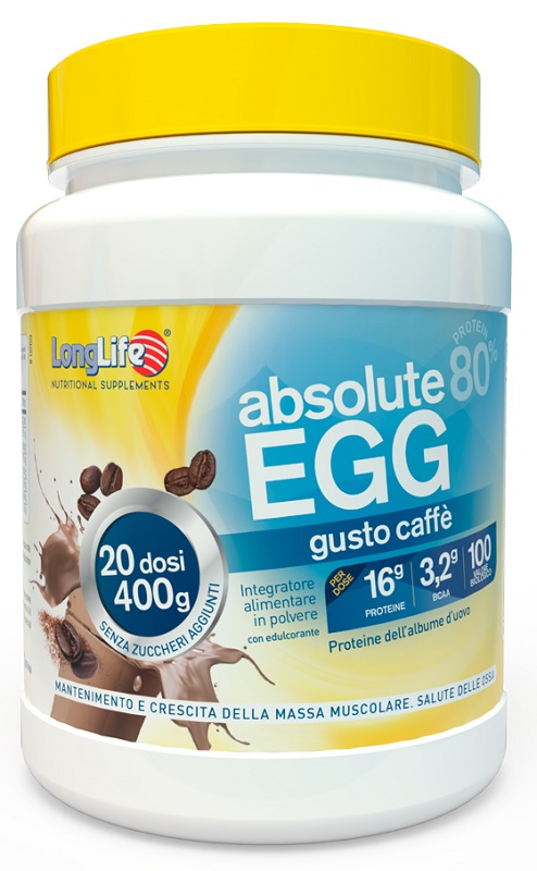 LONGLIFE ABSOLUTE EGG CAFFE' 400 G - farmascienza.it
