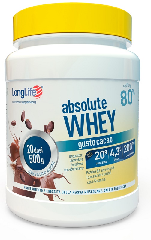 LONGLIFE ABSOLUTE WHEY CACAO - farmascienza.it