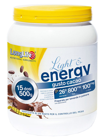 LONGLIFE LIGHT & ENERGY CACAO 500 G - farmascienza.it