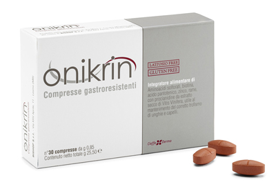 ONIKRIN 30 COMPRESSE - farmascienza.it