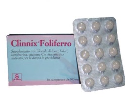 CLINNIX FOLIFERRO 30 COMPRESSE - farmascienza.it