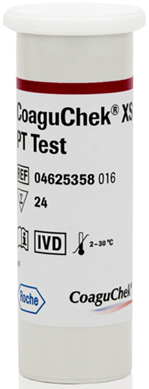 STRISCE REATTIVE PER APPARECCHIO UTODIAGNOSTICO COAGUCHEK XS PT TEST 6 PEZZI - farmascienza.it