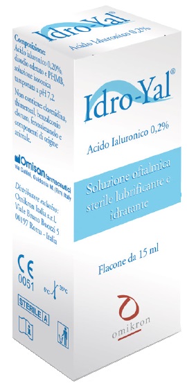 SOLUZIONE LUBRIFICANTE IDRO YAL 15 ML PER LENTI A CONTATTO - farmascienza.it