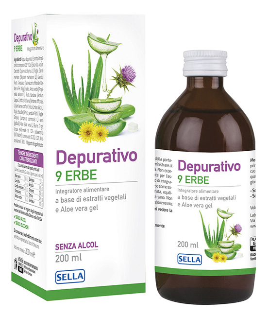 DEPURATIVO 9 ERBE 200 ML - farmascienza.it