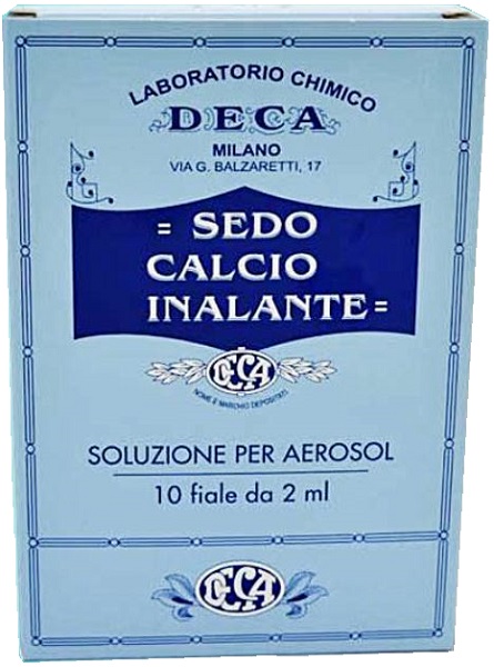 SEDO CALCIO INALANTE SOLUZIONE AEROSOL 10 FIALE 2 ML - farmascienza.it