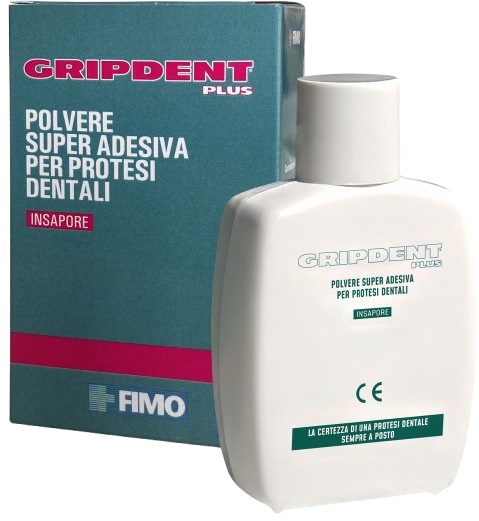 GRIPDENT PLUS POLVERE SUPER ADESIVA PER PROTESI DENTALI 40 G - farmascienza.it