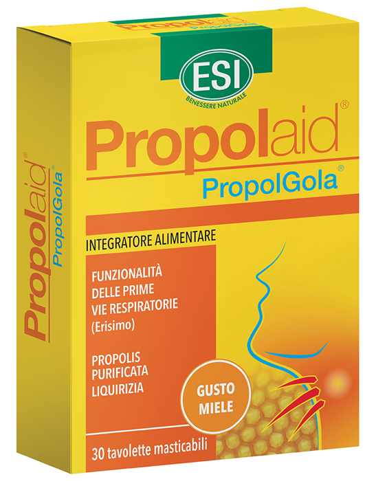 ESI PROPOLAID PROPOLGOLA MIELE 30 TAVOLETTE - farmascienza.it