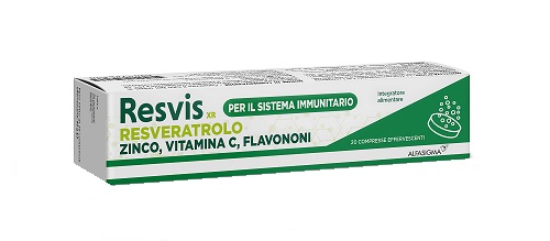 RESVIS XR ALFASIGMA 20 COMPRESSE EFFERVESCENTI DA 4 G - farmascienza.it
