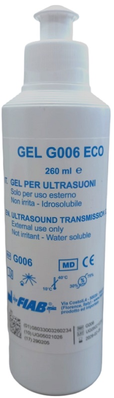 GEL PER APPARECCHI AD ULTRASUONI 260G - farmascienza.it
