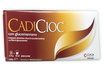 CADICIOC TAVOLETTA FONDENTE CON GLUCOMANNANO 100 G - farmascienza.it