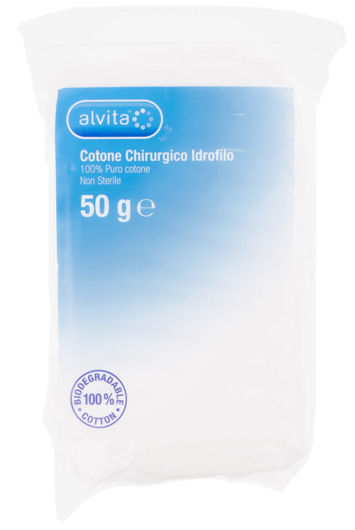 COTONE CHIRURGICO ALVITA ASSORBENTE 50 G - farmascienza.it