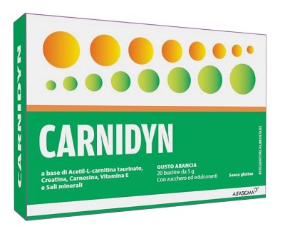 CARNIDYN 20 BUSTINE DA 5 G GUSTO ARANCIA - farmascienza.it