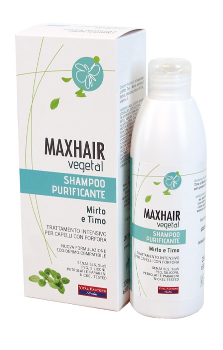 MAXHAIR VEGETAL SHAMPOO PURIFICANTE 200 ML - farmascienza.it