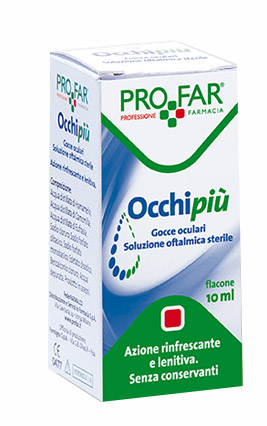 OCCHI PIU' GOCCE OCULARI RINFRESCANTI 1 FLACONE DA 10 ML PROFAR - farmascienza.it