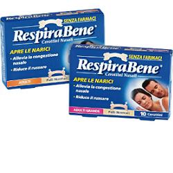CEROTTO NASALE CLASSICO ADULTI RESPIRA BENE 10 PEZZI - farmascienza.it