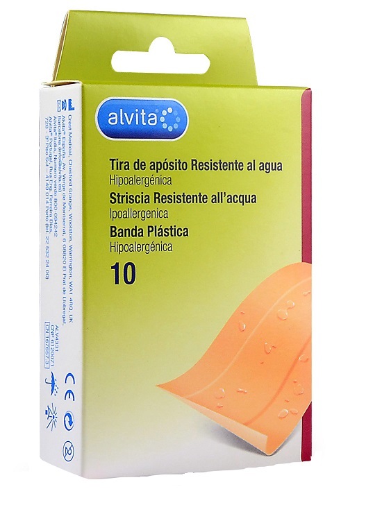CEROTTO IMPERMEABILE ALVITA 10 X 6 CM 10 PEZZI - farmascienza.it