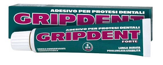 GRIPDENT FORTE ADESIVO PER PROTESI DENTARIA 40 G - farmascienza.it