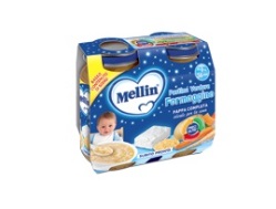 MELLIN CENA COMPLETA PASTINA VERDURE FORMAGGINO 2 PEZZI 200 G - farmascienza.it