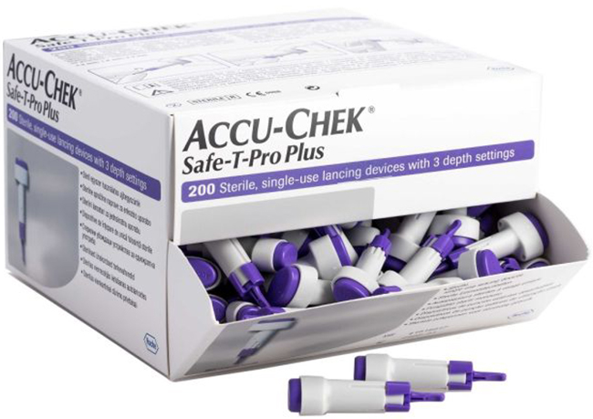 LANCETTE PUNGIDITO ACCU-CHEK SAFE T PRO PLUS PD 200 PEZZI - farmascienza.it