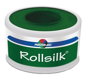 CEROTTO IN ROCCHETTO MASTER-AID ROLLSILK TESSUTO BIANCO IPOALLERGENICO 5X2,50 - farmascienza.it