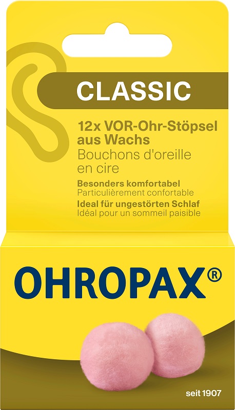TAPPO AURICOLARE OHROPAX CERA 12 PEZZI - farmascienza.it