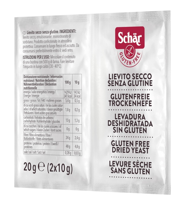 SCHAR LIEVITO SECCO 2 BUSTINE DA 10 G - farmascienza.it