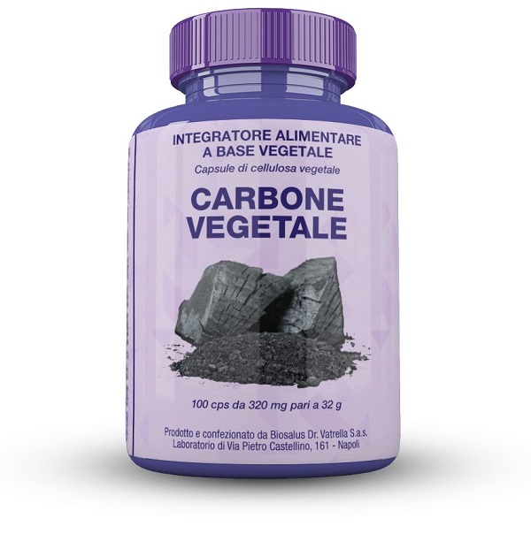 CARBONE VEGETALE 100 CAPSULE 32 G - farmascienza.it