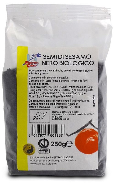 SESAMO NERO 250 G - farmascienza.it