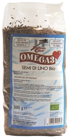 FSC OMEGA3 SEMI DI LINO BIO AD ALTO CONTENUTO DI FIBRA 500 G - farmascienza.it