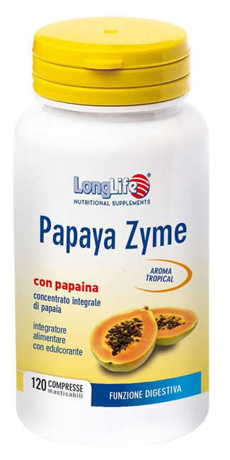 LONGLIFE PAPAYA ZYME 120 TAVOLETTE - farmascienza.it
