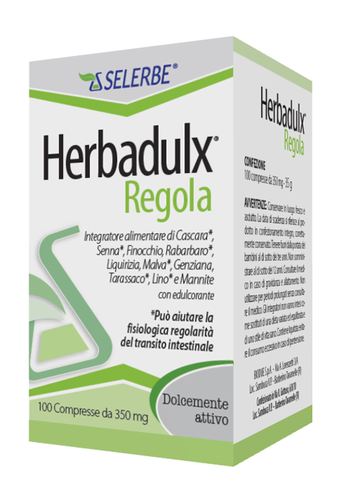 HERBADULX REGOLA 100 COMPRESSE - farmascienza.it
