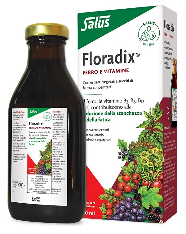 FLORADIX FERRO E VITAMINE 250 ML - farmascienza.it