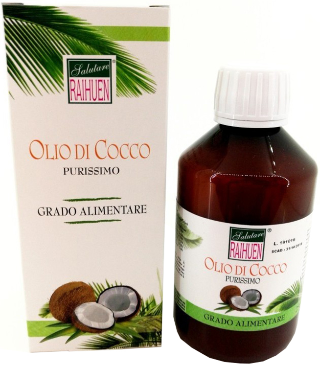 RAIHUEN OLIO COCCO GRADO ALIMENTARE 100 ML - farmascienza.it