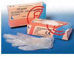 GUANTO IN VINILE CONFORT MISURA EXTRA LARGE ANTIADERENTE BIOCOMPATIBILE UTILIZZABILE ANCHE A CONTATTO CON SOSTANZE ALIMENTARI 100 PEZZI SENZA POLVERE - farmascienza.it