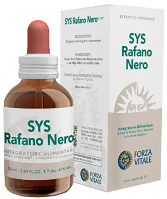 SYS RAFANO NERO GOCCE 50 ML - farmascienza.it