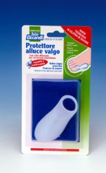 PROTETTORE ALLUCE VALGO REALIZZATO IN GEL DI SILICONE BIANCOSEMITRASPARENTE SAGOMATO PER AVVOLGERE LA PARTE DOLENTE E SENSIBILE DELL'ALLUCE IGIENEPIEDE 1 PEZZO - farmascienza.it