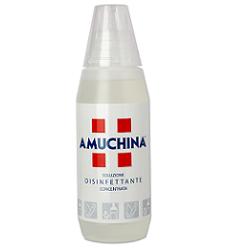 DISINFETTANTE IGIENIZZANTE A BASE DI IPOCLORITO DI SODIO ANTIMICROBICO AD AMPIO SPETTRO D'AZIONE AMUCHINA LIQUIDA 100% 500 ML - farmascienza.it