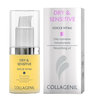 COLLAGENIL DRY & SENSITIVE GOCCE VITALI 30 ML - farmascienza.it