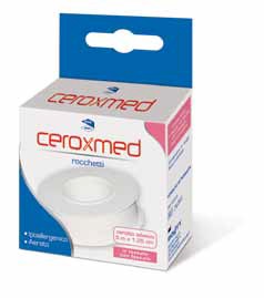 CEROTTO ADESIVO IN ROCCHETTO CEROXMED IN TESSUTO NON TESSUTO AERATO IPOALLERGENICO BIANCO 500X1,25 CM 1 PEZZO - farmascienza.it