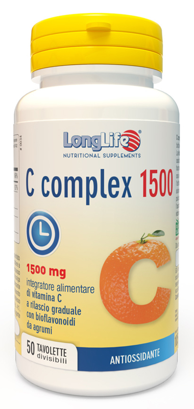 LONGLIFE C COMPLEX 1500 T/R 50 TAVOLETTE DIVISIBILI - farmascienza.it