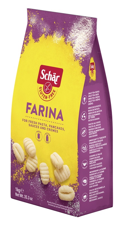 SCHAR FARINA PER PASTA FRESCA PANCAKES SALSE E CREME 1 KG - farmascienza.it