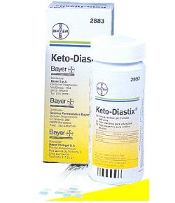 STRISCE MISURAZIONE GLICOSURIA E CHETONURIA KETODIASTIX 50 PEZZI - farmascienza.it