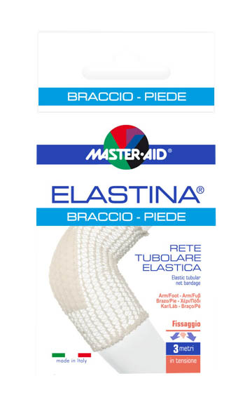 RETE TUBOLARE ELASTICA IPOALLERGENICA MASTER-AID ELASTINA BRACCIO/PIEDE 3 MT IN TENSIONE CALIBRO 4 CM - farmascienza.it