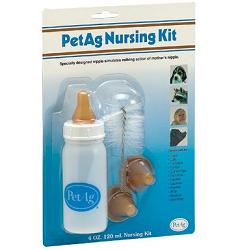 NURSING KIT BIBERON DA 120ML PER ANIMALI + TETTARELLE DI VARIE MISURE + SCOVOLINO PER PULIZIA - farmascienza.it