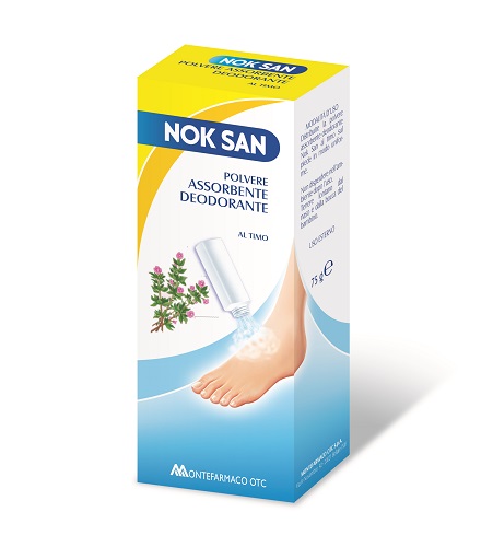NOK SAN POLVERE ASSORBENTE DEODORANTE 75 G - farmascienza.it