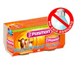 PLASMON OMOGENEIZZATO VITELLO POLLO 80 G X 2 PEZZI - farmascienza.it