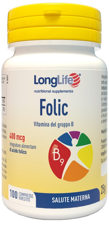 LONGLIFE FOLIC 400 MCG 100 COMPRESSE - farmascienza.it