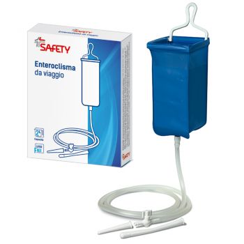 ENTEROCLISMA DA VIAGGIO KLISTER IN GOMMA CON CANNULA ANALE EVAGINALE 2 LITRI - farmascienza.it