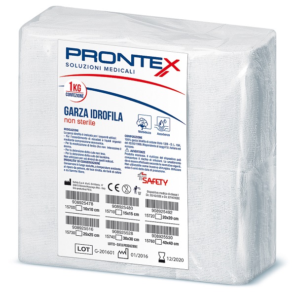 PRONTEX GARZA 20X20CM 1KG - farmascienza.it
